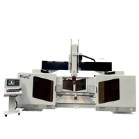 Router CNC de Alta Precisión y Alta Exactitud de 5 Ejes con un Solo Husillo de 9kw, Controlador Syntec de 5 Ejes, Motor/Bomba, 1500x3000mm, ATC, para Madera
