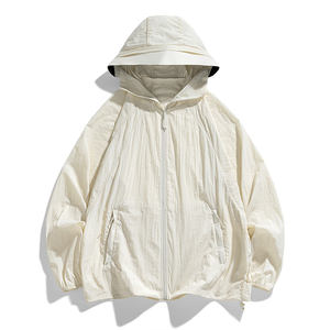 Chaqueta con Capucha Protectora Solar UPF50+ con Logotipo Personalizado, Fresca, Transpirable, para Verano, Protección UV, Ropa de Pesca para Parejas Masculinas - Product Image 5