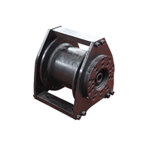 Treuil hydraulique professionnel 20 tonnes pour bateau marin, excavatrice, grue, remorquage de filets de pêche, exploitation forestière
