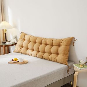 Coussin de tête de lit minimaliste en polyester et coton doux, oreiller de soutien lombaire pour lit, canapé, dortoir, chambre à coucher, chaise tatami - Product Image 4