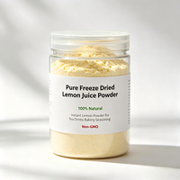 Poudre de jus de citron lyophilisée pure, 100% naturelle, poudre de citron instantanée pour les boissons au thé, la pâtisserie, l'assaisonnement, non-OGM