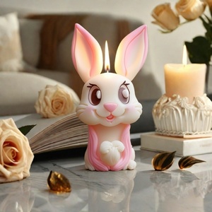 <b>Easter</b> Bunny Silicone Candle Mold - Long Ears Rabbit Candle Making DIY Craft for <b>Easter</b> Decoration - Product Image 3