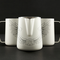 ZeroHero 600ml Barista Cappuccino Latte Art En Acier Inoxydable Métal Lait Vapeur Mousseur Pichet Racer Pot À Lait