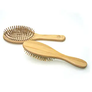 Customized Logo Ce Certificate wood brush for hair kids brush cleaner hair baby wooden hair brush
