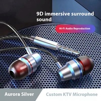 Casque intra-auriculaire filaire en métal Haohuaxin avec interface Type-C compatible