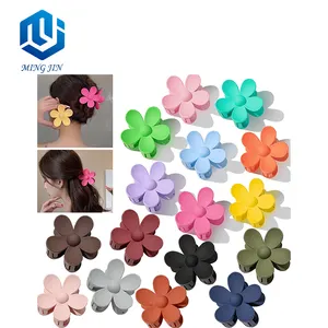 New Arrival Candy Color Mini 7cm Flower Hair Claw Clips For Women Daisy Claw Hair Clips