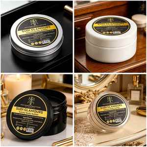 สติกเกอร์ติดเองลายทองคำเปลวทรงกลม Sudi Empire Beauty And Hair สำหรับบรรจุภัณฑ์เครื่องสำอางบัตเตอร์บำรุงผิวสุดหรู - Product Image 6
