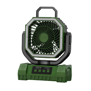 Ventilador portátil recargable F6S de 20000mAh, ventilador USB con luz LED, banco de energía para acampar, ventilador personal de refrigeración para mesa de exterior - Product Image 1