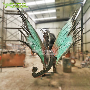 Modelo de Dragón Mágico Interactivo con Alas Verdes Animatrónico - Product Image 2