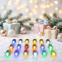 Vente en gros de lumières LED pour ballons en plastique transparent en forme de balle, pour intérieur et extérieur, pour anniversaires d'adultes, Noël, fêtes chinoises, décoration