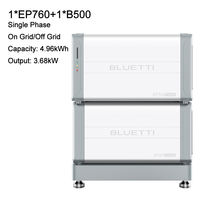 Générateur d'énergie solaire silencieux 10 kVA, système complet avec batterie de stockage d'énergie domestique hors réseau 30 kWh 10 kW, alimentation de secours 7000 W pour la maison