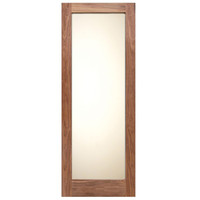 Porte en bois sur mesure avec insert en verre pour portes intérieures et décoration de bâtiments résidentiels