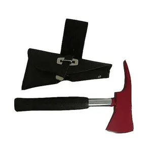 Fire Fighting Hunting Rescue Hatchet Fire Steel Felling Axes with Holders