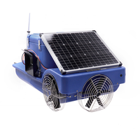 Mangeoire solaire automatique de grande capacité pour aquarium, base pour poissons