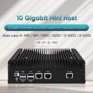 New Topton Solid Firewall MINI <b>PC</b> InteI I3 N305 N100 2x/1x 10G LANs SFP+ 2x2.5G I226-V NVMe 2*SATA Proxmox NAS Home Server - Product Image 4