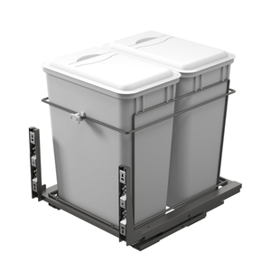Cubo de <span class=keywords><strong>basura</strong></span> extraíble debajo del <span class=keywords><strong>fregadero</strong></span> Cubo de <span class=keywords><strong>basura</strong></span> 30QT 50QT de gran capacidad con cierre suave - Product Image 6