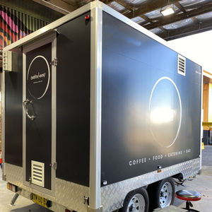 Remolque de cocina móvil Contenedor de Casa portátil para casa Modular Bbq Coffee Fast Food Shop - Product Image 1