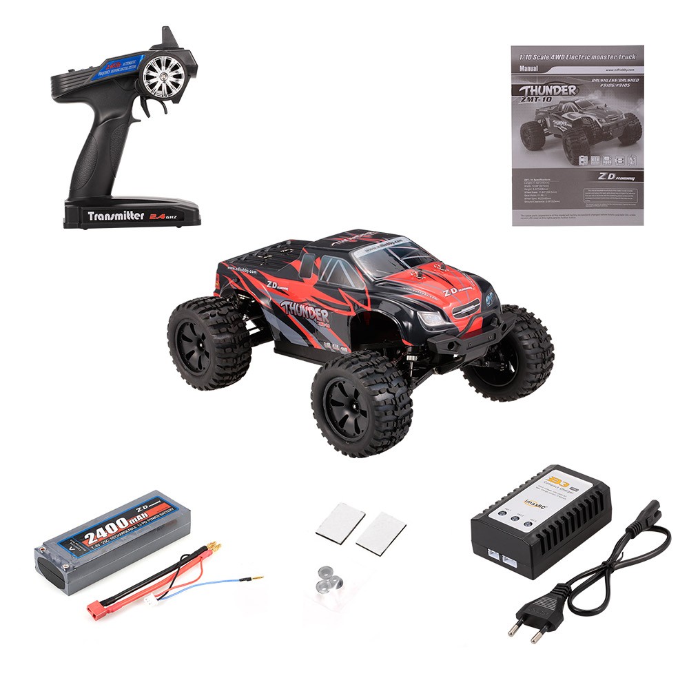 ZD Racing 9106s RC Car Electric - 1/10 Scale Monster Truck