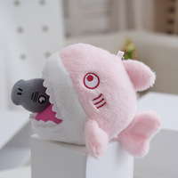Porte-clés Peluche Requin T2077 à Tirer et à Mordre, Pendentif Amusant pour Sac à Dos, Poupée Relaxante
