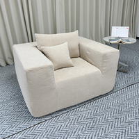 Ensemble de canapés modulaires carrés rembourrés et inclinables multifonctions personnalisés OEM pour chambre, salle de sport, entrepôt et villa - Design moderne