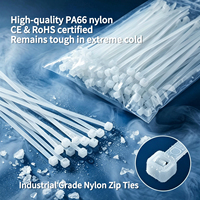 Attaches de serrage industrielles robustes en nylon 66 autobloquantes, résistantes aux UV, de 9 mm, imperméables, de 12 pouces, pour usage extérieur