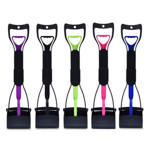 Eco-Friendly Portable Folding <b>Dog</b> Poop <b>Scooper</b> with Long Handled Clip for Pet Cleaning Supplies - Product Image 2