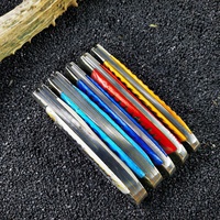 Couteau pliant traditionnel avec manche en os Oxford, couteau de poche à pointe clip, cadeau pour camping et chasse, vente en gros