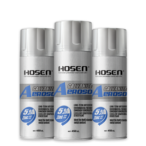 Hosen พ่นสีสังกะสี5% สีเงินสังกะสีป้องกันการกัดกร่อนสำหรับโครงสร้างโลหะเหล็ก - Product Image 1
