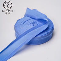 Bande élastique pliable de couleur unie en nylon et élasthanne, largeur personnalisable, 50 yards/rouleau pour lingerie et sous-vêtements
