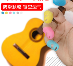 Protezioni per Dita <span class=keywords><strong>in</strong></span> <span class=keywords><strong>Silicone</strong></span> Resistente al Calore Personalizzate, Copri-Dita per Suonare la Chitarra - Product Image 4