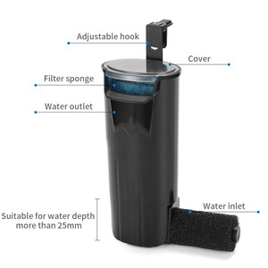 Pompa Filtro Sommergibile ABS per Acquario con Filtrazione a Cascata per Vasche di Pesci <span class=keywords><strong>d</strong></span>'<span class=keywords><strong>Acqua</strong></span> Dolce - Product Image 2