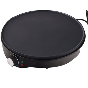 Máquina para hacer panqueques de 30 cm, plancha eléctrica antiadherente para crepas, 110V, para uso en exportación - Product Image 1