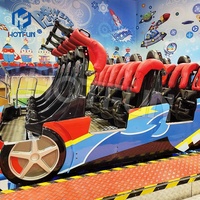 Nouvel équipement de parc d'attractions, manège, montagnes russes, montagnes russes tournantes pour enfants