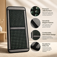 Fournisseur direct d'usine OEM : Masseur portable personnalisé, confortable et chauffant, à double tension, en Germanite, Jade et Tourmaline