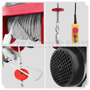 Polipasto Eléctrico de Cable Metálico Monofásico PA/HGS-B Nuevo de 1 Tonelada 230V 50Hz - Product Image 3