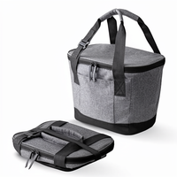 Sac isotherme pliable de 14 litres pour 18 canettes, sac isotherme imperméable avec ouvre-bouteille intégré