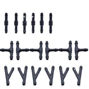 <b>Car</b> <b>Washer</b> Spray Hose Fittings T Type Black Plastic Connector For Windshield <b>Washer</b> System - Product Image 5
