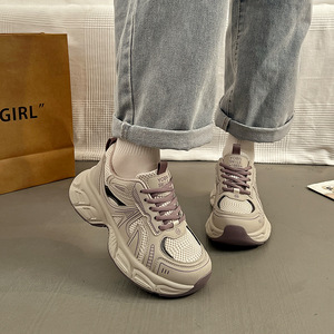 Nuove Sneakers Chunky con Plateau da Donna 2026 per Ragazze Basse, Scarpe Sportive Versatili con Suola Morbida che Aumentano l'<span class=keywords><strong>Altezza</strong></span>, Modello Dad Shoes, Bestseller - Product Image 2