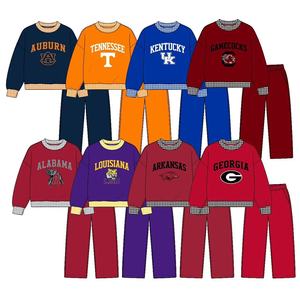 Nuovo Set Felpa da Calcio <span class=keywords><strong>per</strong></span> Ragazze con Logo Personalizzato, Maglia a Maniche Lunghe con Collo Rotondo e <span class=keywords><strong>Pantaloni</strong></span> Sportivi, Completo Casual in Due Pezzi <span class=keywords><strong>per</strong></span> Bambini - Product Image 2