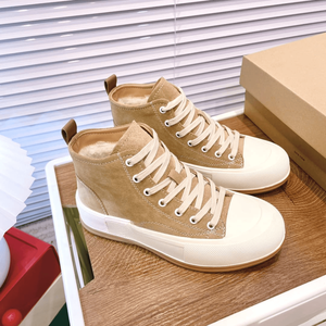 รองเท้าผ้าใบ Alexander High Top Platform แบบผูกเชือก พื้นหนา รองเท้าเดินสบายๆ สไตล์ลำลอง ใส่ได้ทุกวัน แมคแวร์ ควีน สตรีทสไตล์ - Product Image 4