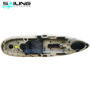 中国信号座椅与铝框架坐在顶部便宜的脚垫船塑料踏板动力驱动钓鱼皮艇 a pedales