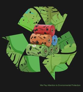 Puda Wholesale MMG Brand Eco-Friendly Cornstarch Recyclable Biodegradable <b>Compostable</b> Strong Poop Waste Bags for Dogs <b>Small</b> - Product Image 5