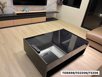 Revêtement de sol en vinyle pour intérieur, SPC LVT LVP 4mm 5mm 6mm 8mm, matériau PVC avec traitement de surface en parquet pour projets intérieurs