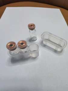 Wholesale Custom 3ml 3-units Sterile Vaccine <b>Storage</b> <b>Box</b> LDPE Plastic Small Vial Holder Packaging Embossing Recycled <b>Materials</b> - Product Image 1