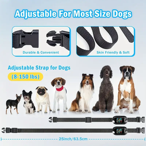 2025 Hot <span class=keywords><strong>2</strong></span> Pack Collar de choque para perros Control de ladridos Tono de advertencia Vibración Choque Impermeable Recargable Dispositivo de disuasión de ladridos de perros - Product Image 5