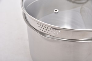 Ensemble de casseroles <span class=keywords><strong>Lechen</strong></span> Modern 8 pièces en acier inoxydable à double fond extra épais, compatible lave-vaisselle, écologique, 16-28 cm - Product Image 6