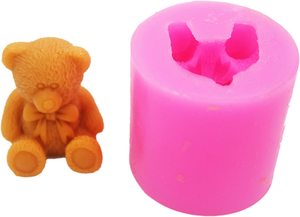 <span class=keywords><strong>Moule</strong></span> à bougie en forme d'ours 3D Moules en <span class=keywords><strong>silicone</strong></span> pour la fabrication de savon et de bougies <span class=keywords><strong>Moule</strong></span> à bougie en forme d'ours en peluche - Product Image 3