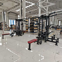 BRTW Fournisseur Direct d'Usine - Machine Commerciale Multi-Jungle Multifonctionnelle 8 Stations - Équipement de Musculation Multi-Gym