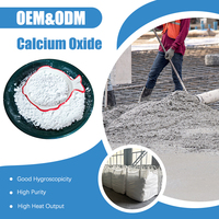 Vente directe usine : Poudre blanche d'oxyde de calcium (chaux vive) à 85% de pureté, 300 mesh, déshydratant et absorbeur d'humidité