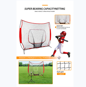 Red de Lanzamiento de Béisbol y Sóftbol de <span class=keywords><strong>Alta</strong></span> Calidad, Estable y Grande, con Soporte de Bateo y <span class=keywords><strong>Zona</strong></span> de Impacto, Apta para Niños y Adultos - Product Image 4
